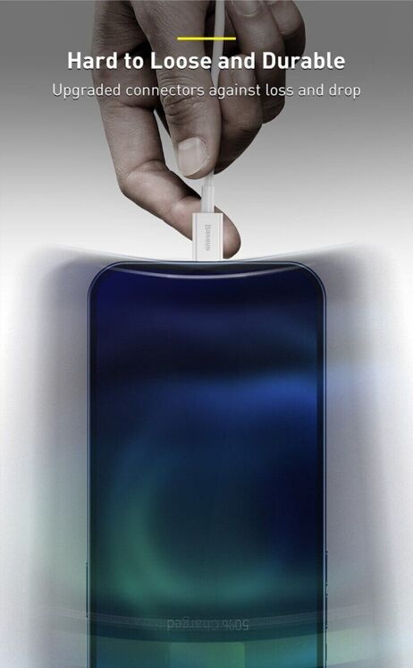 Кабель Baseus Superior Series USB to Lightning (2.4A, 1m) CALYS-A02 - White: фото 16 из 22