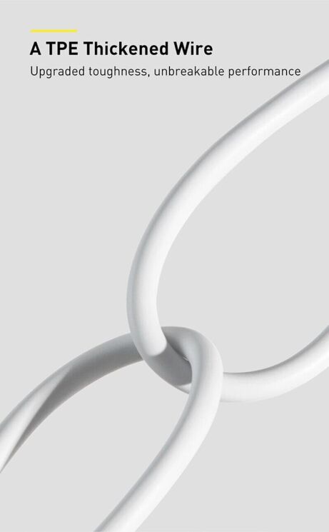 Кабель Baseus Superior Series USB to Lightning (2.4A, 1m) CALYS-A02 - White: фото 14 из 22