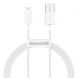 Кабель Baseus Superior Series USB to Lightning (2.4A, 1m) CALYS-A02 - White (895977W). Фото 1 из 22
