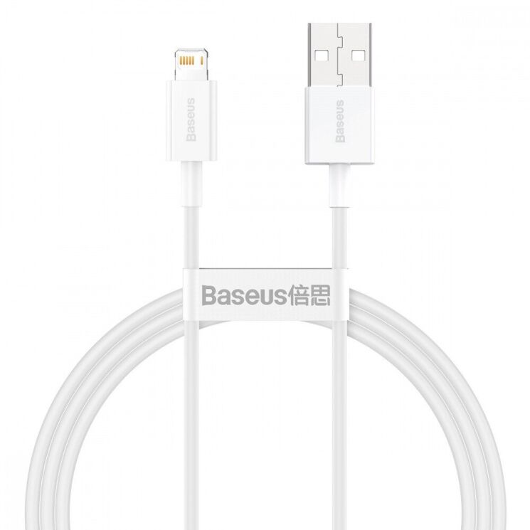 Кабель Baseus Superior Series USB to Lightning (2.4A, 1m) CALYS-A02 - White: фото 1 из 22