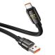 Кабель Hoco U143 USB to Type-C (5A, 1.2m) - Black (896451B). Фото 4 из 9