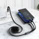 Кабель Hoco X78 3 in 1 USB to Lightning + MicroUSB + Type-C (2A, 1m) - Black (896406B). Фото 4 з 5