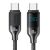 Кабель USAMS SJ742 Type-C to Type-C (100W, 3A, 1.2m) - Gray: фото 1 из 14