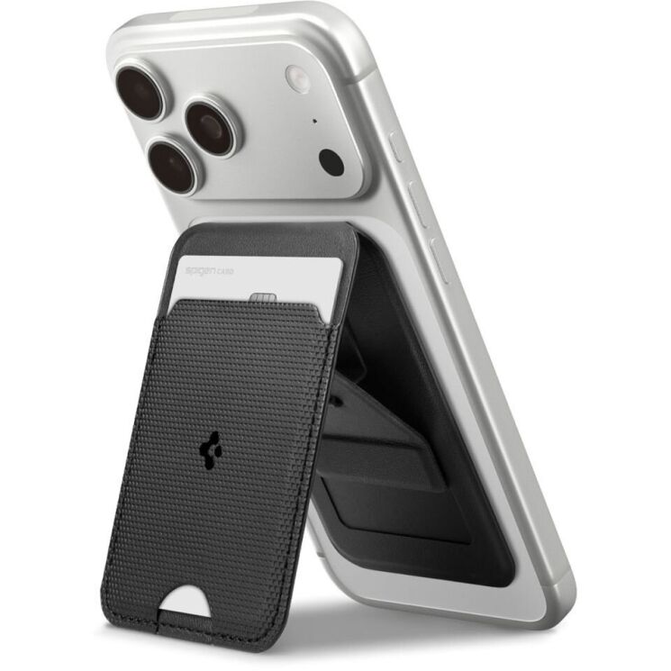 Кардхолдер Spigen Slim Fold (Mag Fit) | S314-1 (AFA10405) - Black: фото 1 из 16