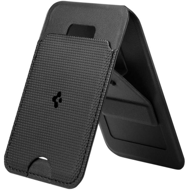 Кардхолдер Spigen Slim Fold (Mag Fit) | S314-1 (AFA10405) - Black: фото 5 из 16