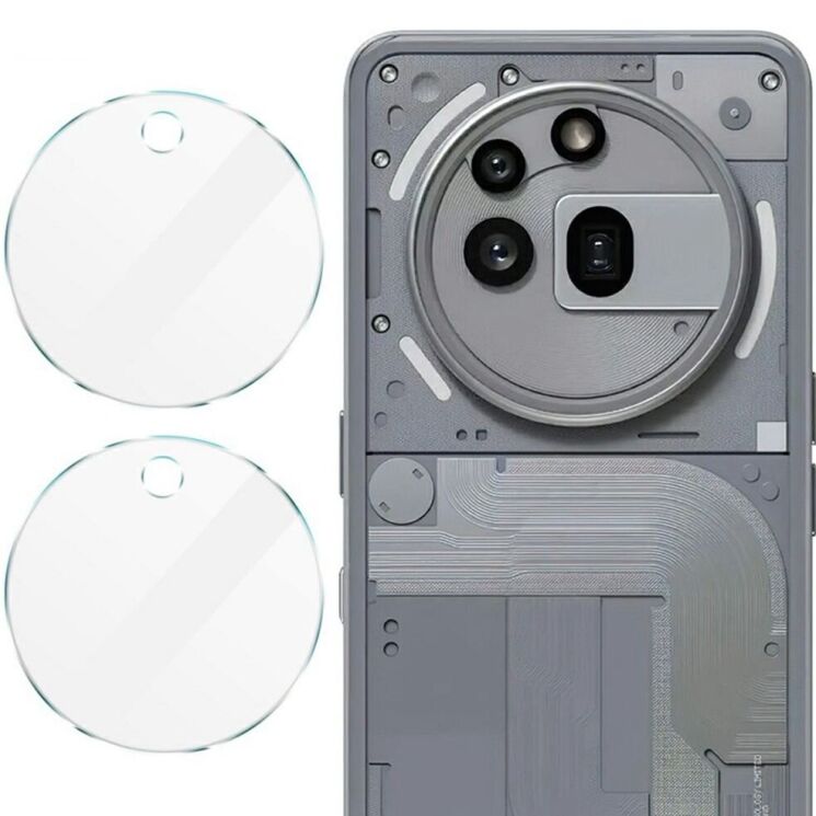 Комплект захисних стекол IMAK Camera Lens Protector для Nothing Phone (3a) Pro: фото 1 из 7