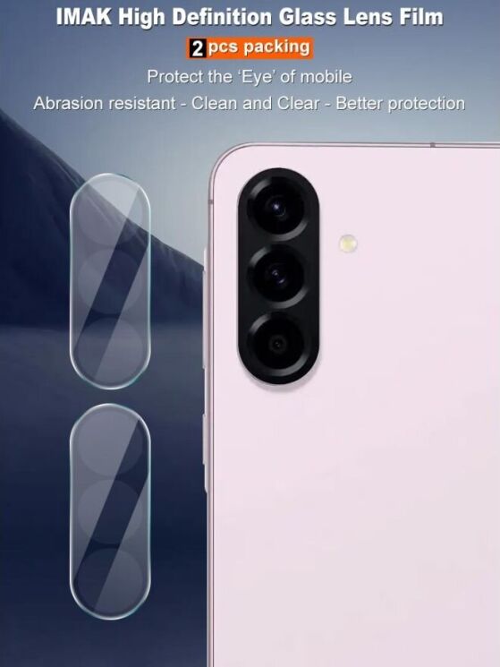 Комплект захисних стекол IMAK Camera Lens Protector для Samsung Galaxy A56 (A566): фото 6 из 9