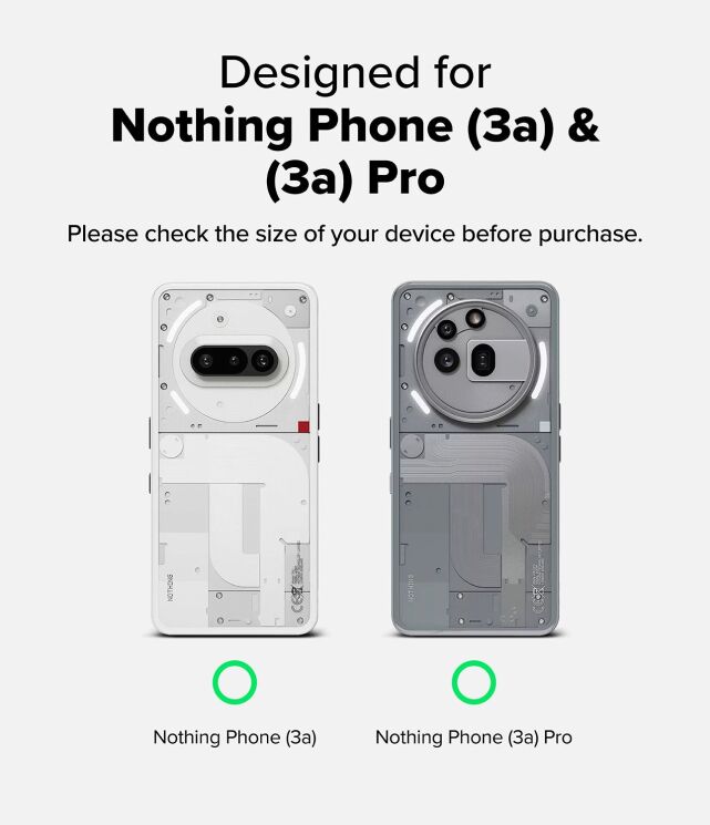 Комплект защитных стекол (2шт) Ringke Easy Slide Tempered Glass для Nothing Phone (3a) / (3a) Pro (8800293853695): фото 3 из 14