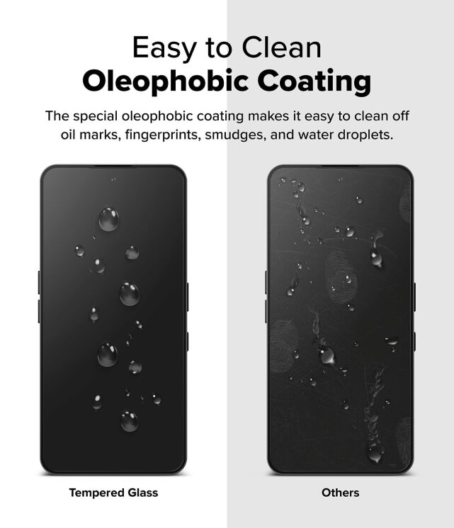 Комплект защитных стекол (2шт) Ringke Easy Slide Tempered Glass для Nothing Phone (3a) / (3a) Pro (8800293853695): фото 9 из 14