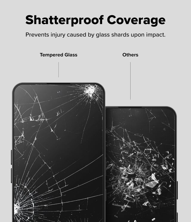Комплект защитных стекол (2шт) Ringke Easy Slide Tempered Glass для Nothing Phone (3a) / (3a) Pro (8800293853695): фото 10 из 14