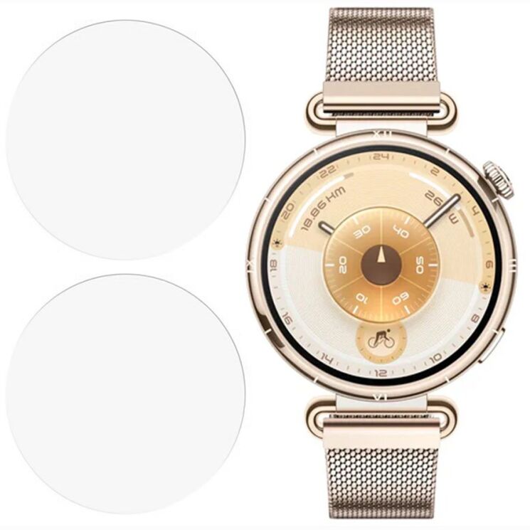Комплект захисних стекол Deexe Screen Protector для Huawei Watch GT 6 (41mm): фото 1 з 6