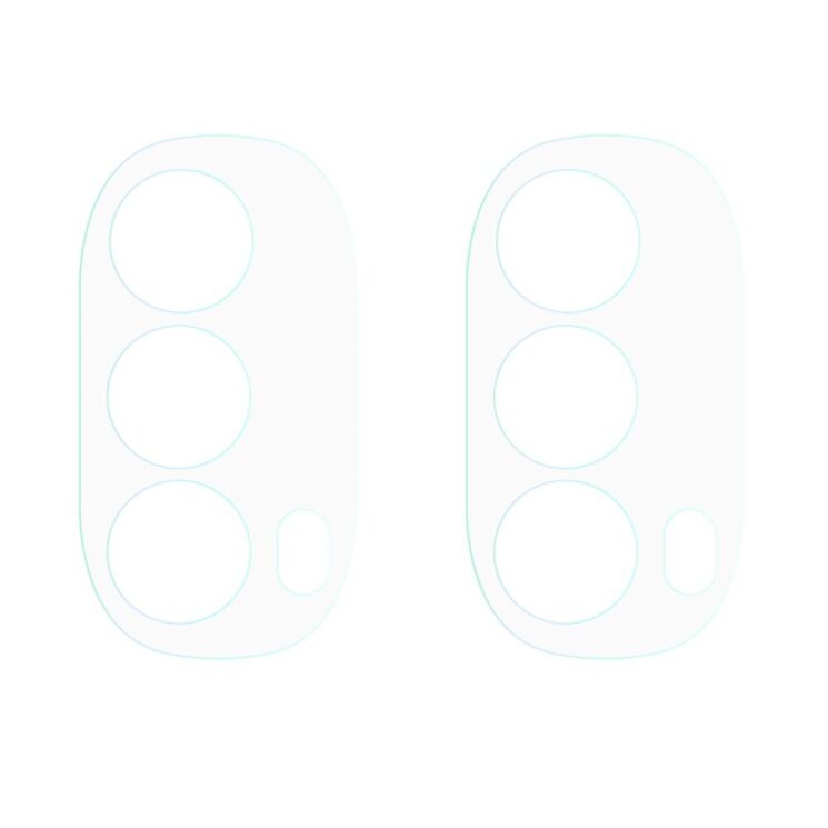 Комплект защитных стекол на заднюю камеру Deexe Camera Lens Protector для Motorola Moto E40: фото 2 из 7