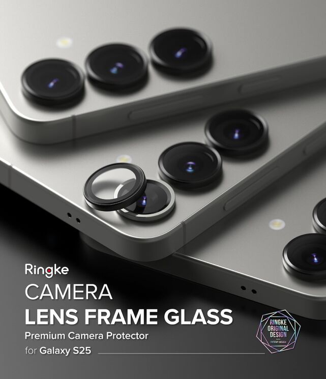 Комплект захисних стекол Ringke Camera Lens Frame Glass для Samsung Galaxy S25 (S931) 8800274968462 (375378) Комплект захисних стекол Ringke Camera Lens Frame Glass для Samsung Galaxy S25 (S931) 8800274968462: фото 3 з 16