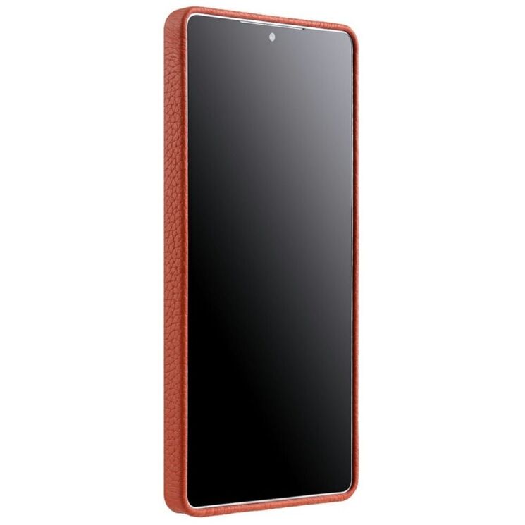 Кожаный чехол MELKCO Leather Case Magnetic для Samsung Galaxy S25 Ultra (S938) - Orange: фото 2 из 10