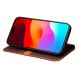 Кожаный чехол QIALINO Wallet Case для Apple iPhone 15 - Brown (371523Z). Фото 2 из 6