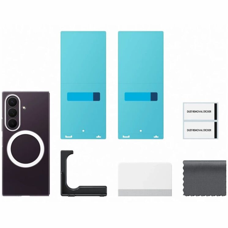 Оригинальный чехол Clear Magnet Case (FF) для Samsung Galaxy Fold 8 Ultra (EF-CF976CTEGUA) - Transparency: фото 5 из 5