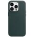 Оригінальний чохол Leather Case with MagSafe для Apple iPhone 14 Pro (MPPH3) - Forest Green (306626G). Фото 1 з 5