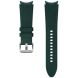 Оригінальний шкіряний ремінець Hybrid Band (Size M/L) для Samsung Galaxy Watch 4 / 4 Classic / 5 / 5 Pro / 6 / 6 Classic / 7 / FE (ET-SHR89LGEGRU) - Green (284617G). Фото 1 з 4
