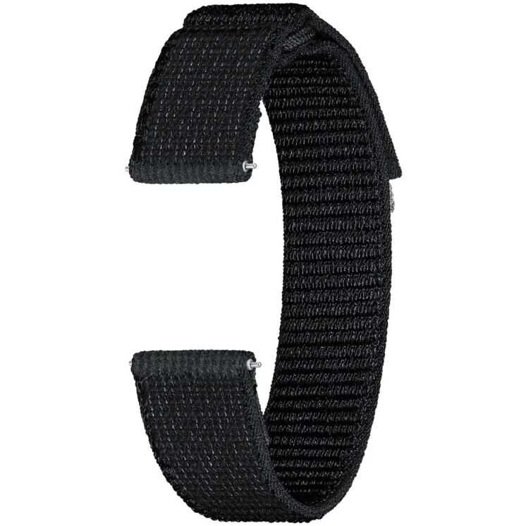 Оригинальный ремешок Fabric Band (S/M) для Samsung Galaxy Watch 4 / 4 Classic / 5 / 5 Pro / 6 / 6 Classic / 7 / FE (ET-SVR93SBEGEU) - Black: фото 1 из 4