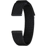 Оригинальный ремешок Fabric Band (S/M) для Samsung Galaxy Watch 4 / 4 Classic / 5 / 5 Pro / 6 / 6 Classic / 7 / FE (ET-SVR93SBEGEU) - Black: фото 1 из 4