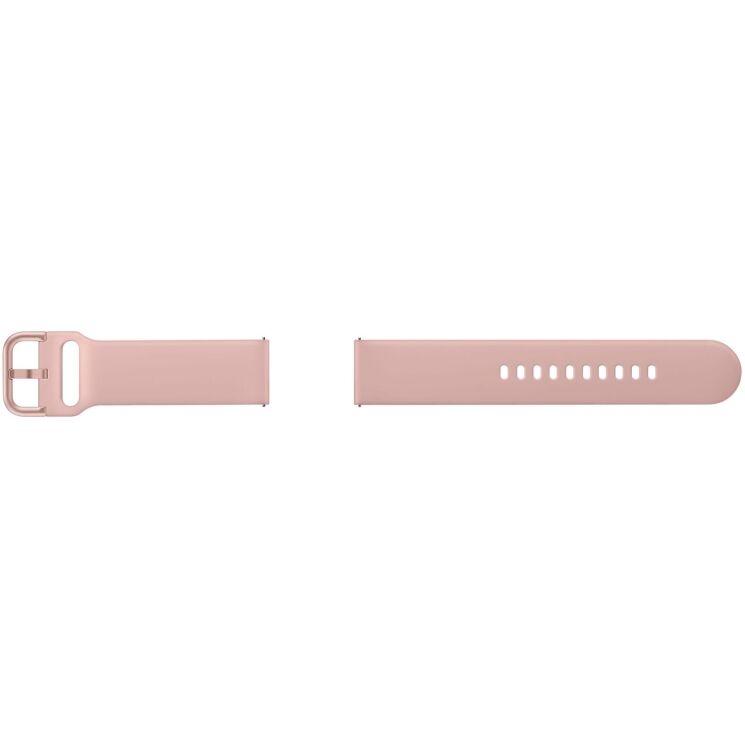 Оригінальний ремінець Sport Band для Samsung Watch Active / Active 2 40mm / Active 2 44mm (ET-SFR82MPEGWW) - Pink Gold: фото 2 з 3