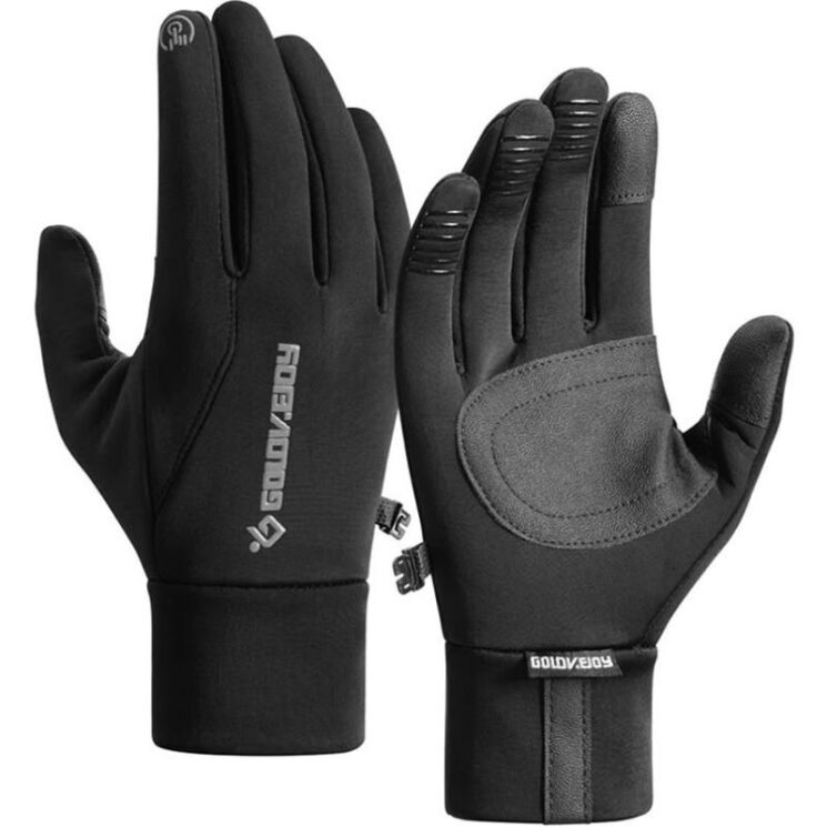 Рукавички сенсорні Golove joy Anti-Slip (L) - Black: фото 2 з 6