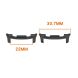 Переходник для ремешка на 22мм Deexe Band Connector для Samsung Galaxy Watch 8 (40/44mm) - Black (384108B). Фото 3 из 3