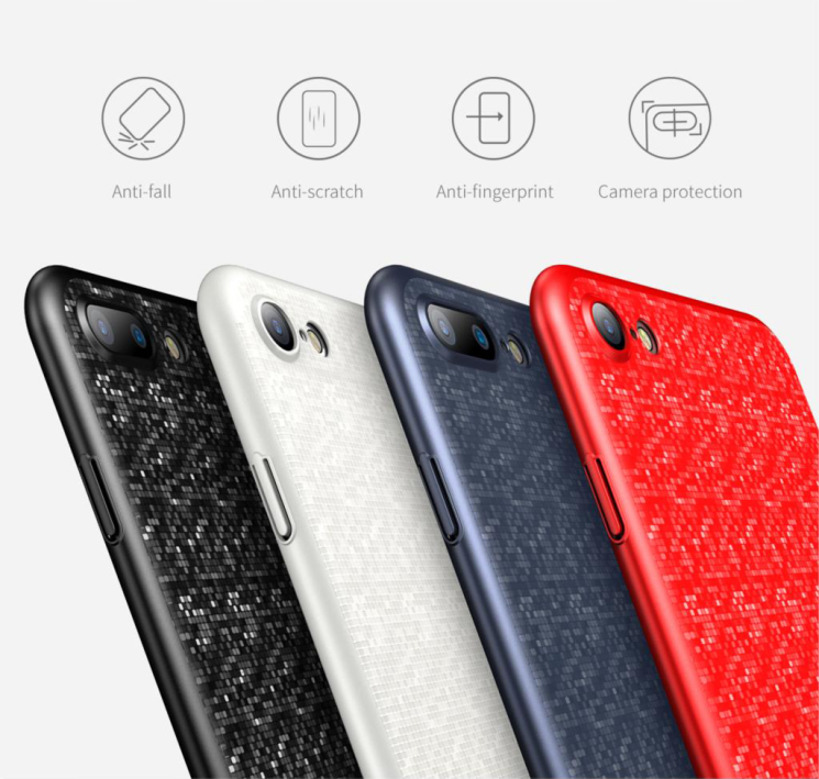 Пластиковый чехол BASEUS Plaid для iPhone 7 / iPhone 8 - Black: фото 3 из 10