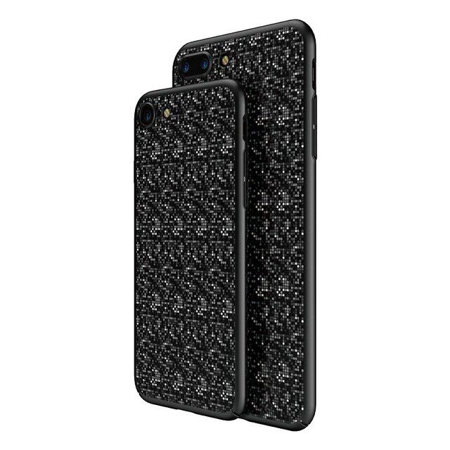 Пластиковый чехол BASEUS Plaid для iPhone 7 / iPhone 8 - Black: фото 1 из 10
