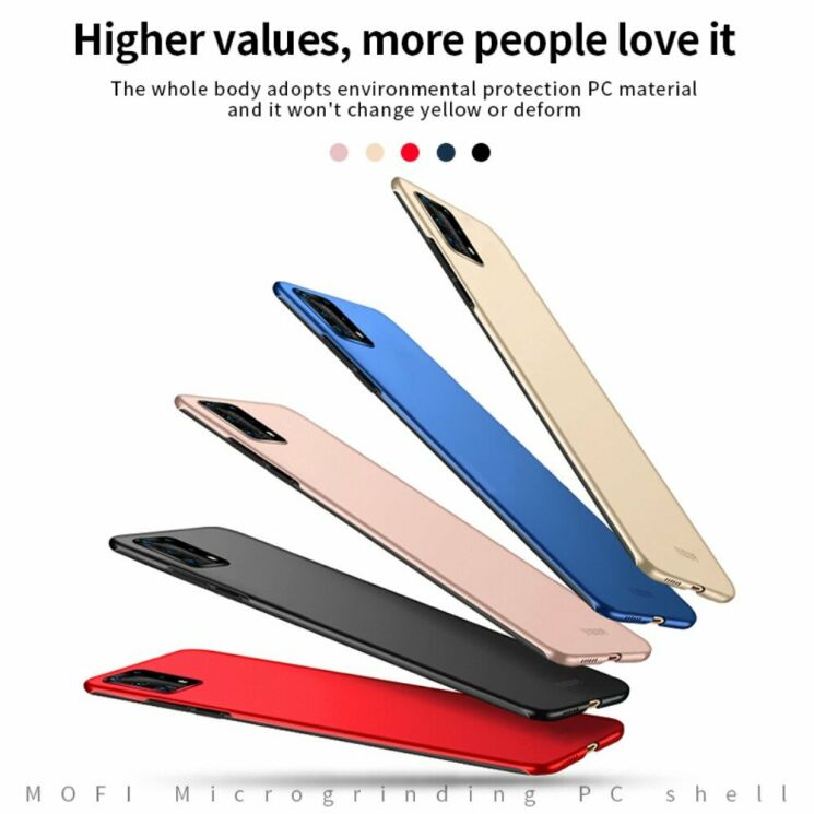 Пластиковий чохол MOFI Slim Shield для Huawei P40 Pro - Black: фото 3 з 9