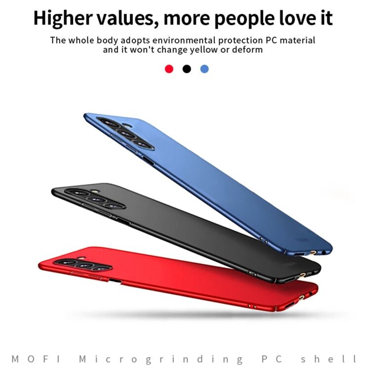 Пластиковий чохол MOFI Slim Shield для Samsung Galaxy A17 (A175) - Black: фото 3 з 9