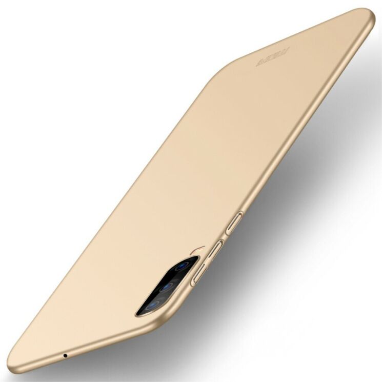 Пластиковий чохол MOFI Slim Shield для Samsung Galaxy A70 (A705) - Gold: фото 1 з 11