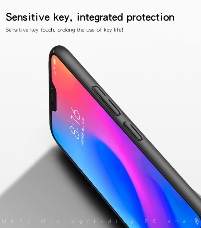 Пластиковый чехол MOFI Slim Shield для Xiaomi Pocophone F1 - Gold: фото 4 из 9