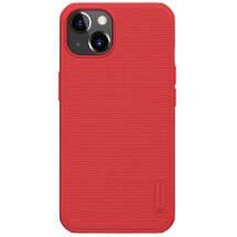 Пластиковий чохол NILLKIN Frosted Shield для Apple iPhone 13 - Red: фото 1 з 16