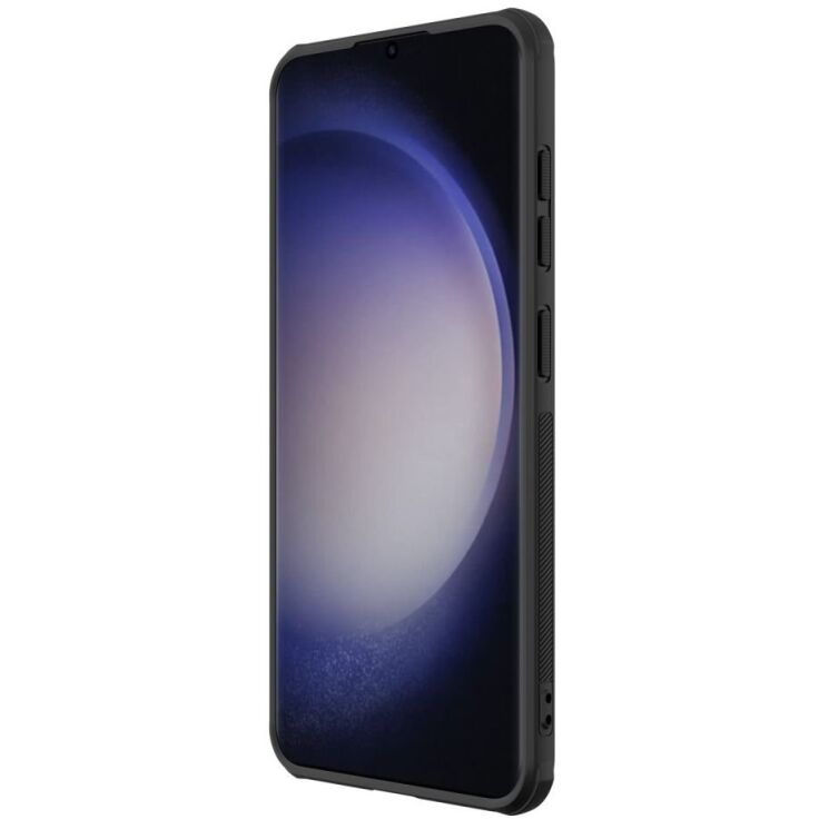 Пластиковый чехол NILLKIN Frosted Shield Pro для Samsung Galaxy S24 - Black: фото 3 из 16