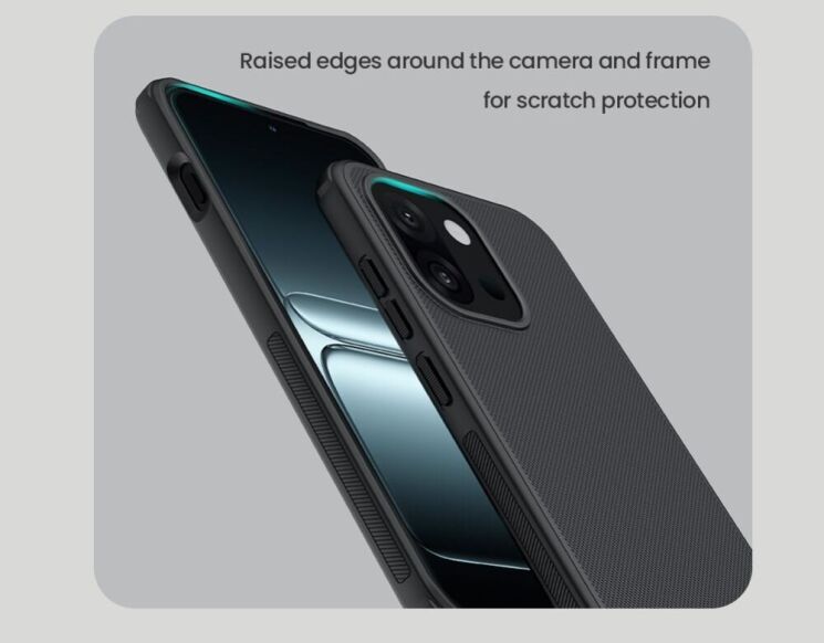 Пластиковый чехол NILLKIN Frosted Shield Pro Magnetic для OnePlus 13T - Black: фото 12 из 19