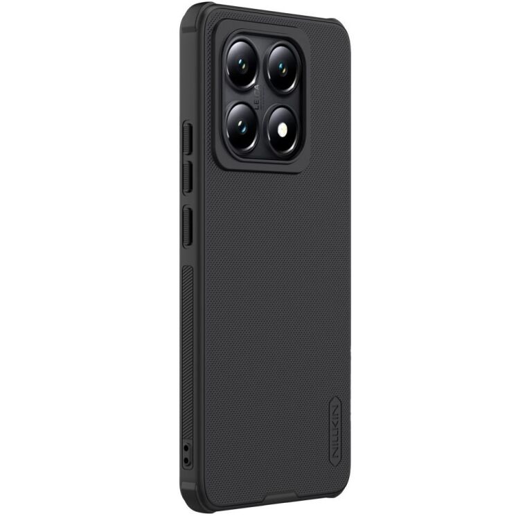 Пластиковый чехол NILLKIN Frosted Shield Pro Magnetic для Xiaomi 14T Pro - Black: фото 3 из 13