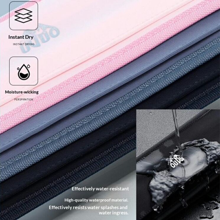 Поясная сумка OUDO Invisible Pack - Pink: фото 7 из 9