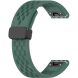 Ремінець Deexe Astra Strap для годинників Garmin з шириною кріплення QuickFit 20mm - Dark Green (270817DG). Фото 2 з 9