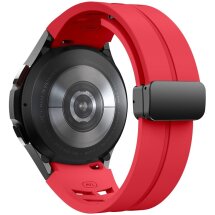 Ремешок Deexe Aurora Strap для Samsung Galaxy Watch 4 / 4 Classic / 5 / 5 Pro / 6 / 6 Classic / 7 / FE - Red: фото 1 из 8