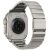 Ремінець Deexe Click Stainless Steel для Apple Watch 46 / 45 / 44 / SE 44 / 42 (Series 1-3) / Ultra / Ultra 2 - Titanium: фото 1 з 6