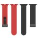 Ремінець Deexe Color Soft Line для Apple Watch 42 (Series 10/11) / 41 / 40 / SE 40 / 38 - Black / Red (303610BR). Фото 4 з 7
