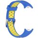Ремешок Deexe Dot Color для Xiaomi Mi Smart Band 8 / 9 - Yellow / Blue (359412YL). Фото 4 из 9