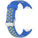 Ремешок Deexe Dot Color для Xiaomi Mi Smart Band 8 / 9 - Yellow / Blue (359412YL). Фото 3 из 9