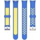 Ремешок Deexe Dot Color для Xiaomi Mi Smart Band 8 / 9 - Yellow / Blue (359412YL). Фото 5 из 9