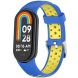 Ремешок Deexe Dot Color для Xiaomi Mi Smart Band 8 / 9 - Yellow / Blue (359412YL). Фото 2 из 9