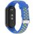 Ремешок Deexe Dot Color для Xiaomi Mi Smart Band 8 / 9 - Yellow / Blue: фото 1 из 9
