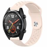 Ремінець Deexe Dot Style для годинників з шириною кріплення 20мм - Beige (895409E)