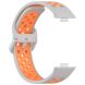 Ремінець Deexe Dual Color для Huawei Watch Fit 3 - Grey / Orange (357105HO). Фото 3 з 7