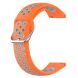 Ремешок Deexe Dual Color для Samsung Galaxy Watch 3 (41mm) - Orange / Grey (235406D). Фото 1 из 5